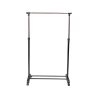 Portemanteau en métal sur roulettes 2 barres porte-chaussures 88x42,5cm Zulea Remises