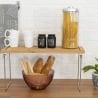 Organisateur pliable en bois pour cuisine 32x28x15,5cm Seluna Réductions