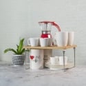Organisateur pliable en bois pour cuisine 32x28x15,5cm Seluna Vente