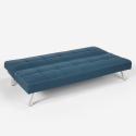 Canapé convertible en tissu clic-clac avec port USB et pieds en métal Astralis Catalogue