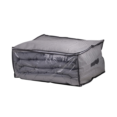 Housse de rangement pour couvertures fenêtre transparente poignée latérale Monea Promotion