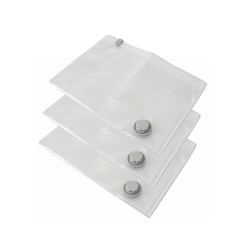 Ensemble de 3 housses de rangement sous vide avec valve Sahira Promotion