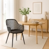 Chaise de cuisine moderne design en polypropylène avec accoudoirs Vetra Vente