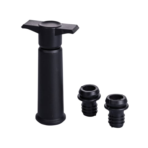 Kit préservation vin avec pompe manuelle + 2 bouchons sous vide Buciva Promotion
