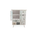 Buffet en bois shabby chic avec 5 tiroirs et 3 portes Decapé Vente