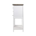 Console en bois shabby chic 9 tiroirs 80x32,5x82 cm Sardinia Offre