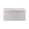 Banc de rangement polyvalent blanc 78x38x38 cm Morva Offre