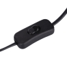 Lampe de bureau effet effet rotin Sayura Dimensions
