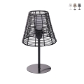 Lampe de bureau effet effet rotin Sayura Promotion