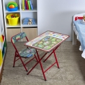 Table et chaise pour enfants pliables et gain de place Baska Vente