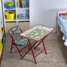 Table et chaise pour enfants pliables et gain de place Baska Vente