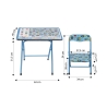 Table et chaise pour enfants pliables et gain de place Baska 