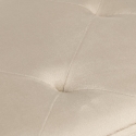Pouf de rangement carré 38x38 cm multi-usage effet velours Yushka 