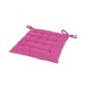 Set de 5 coussins de chaise pour cuisine 40x40 cm avec attaches Lomake 