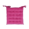 Set de 5 coussins de chaise pour cuisine 40x40 cm avec attaches Lomake 