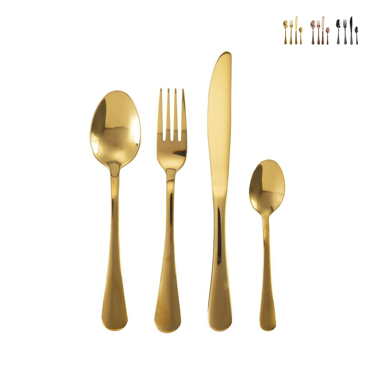 Set de 24 couverts en acier inoxydable 18/0 finition brillante 5th Avenue Promotion Set de 24 couverts en acier inoxydable 18/0 finition brillante 5th Avenue Promotion
