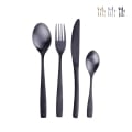 Set de 16 couverts en acier inoxydable 18/0 finition satinée Manhattan Promotion