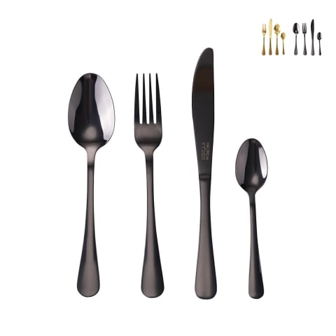 Set de 16 couverts en acier inoxydable 18/0 finition brillante 5th Avenue Promotion