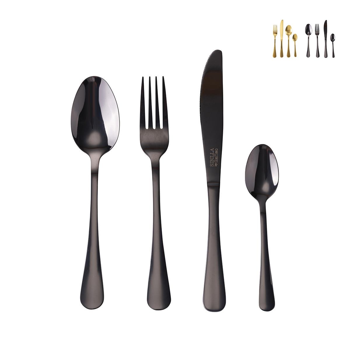 Set de 16 couverts en acier inoxydable 18/0 finition brillante 5th Avenue Promotion Set de 16 couverts en acier inoxydable 18/0 finition brillante 5th Avenue Promotion