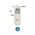 Ventilateur de plafond avec lumière et télécommande silencieuse Windy Remises