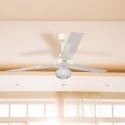 Ventilateur de plafond avec lumière 3 pales 5 vitesses Windy Vente