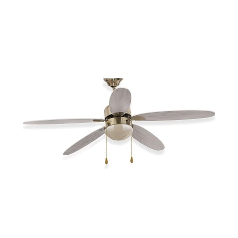 Ventilateur de plafond avec lumière 5 pales fonction réversible Windy Promotion