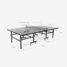 Table de ping-pong professionnelle pliante intérieur extérieur 274x152.5 cm Ace 