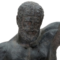 Buste sculpture homme en résine noire Ercole Offre