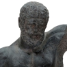 Buste sculpture homme en résine noire Ercole Offre