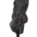 Buste sculpture homme en résine noire Ercole Remises