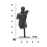 Buste sculpture homme en résine noire Ercole Choix