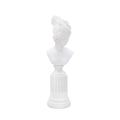 Statuette sculpture buste femme classique en résine blanche Era Promotion