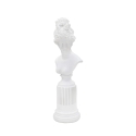 Statuette sculpture buste femme classique en résine blanche Era Offre