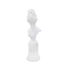 Statuette sculpture buste femme classique en résine blanche Era Offre