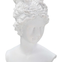 Statuette sculpture buste femme classique en résine blanche Era Remises