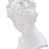 Statuette sculpture buste femme classique en résine blanche Era Catalogue