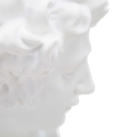Statuette sculpture décorative en résine blanche visage masculin Enea Réductions
