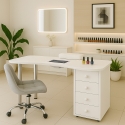 Table de manucure Reconstruction des ongles Aspirateur pour esthéticienne Manoop Offre