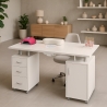 Table de manucure pour la reconstruction des ongles avec aspirateur et tiroirs Tibi Offre