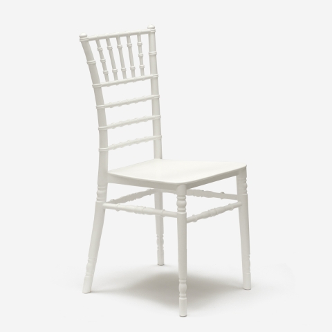 Chaise de salle à manger mariage et restaurants design vintage Chiavarina Promotion