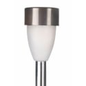 Lot de 12 lampes balisantes en acier inoxydable avec capteur crépusculaire Salto Remises