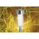 Set de 12 lampes balisage en acier inox Ø5,5x39,5cm argent Lunara Offre