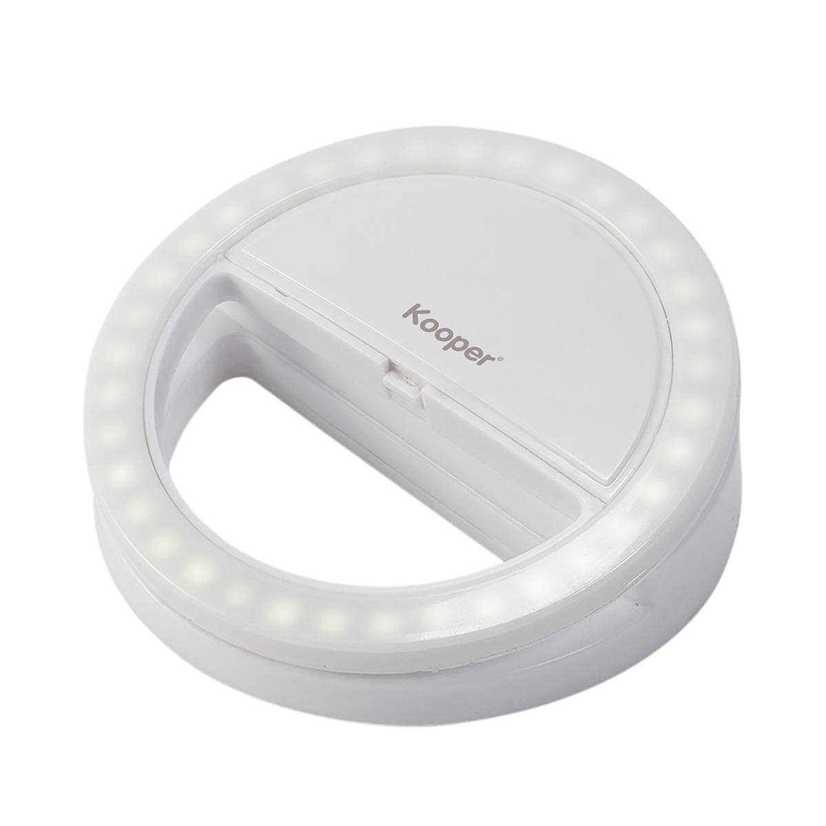 Lampe selfie portable LED 3 intensités réglables Zevra