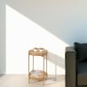 Table ronde en fer forgé pliable noir Kelto Vente