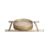 Table ronde en fer forgé pliable noir Kelto Caractéristiques