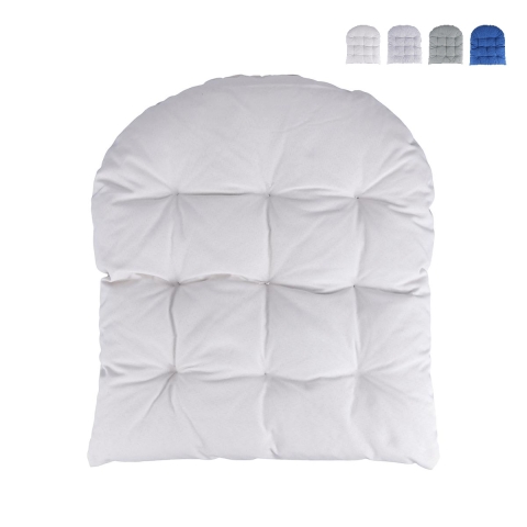 Coussin de chaise d'extérieur rembourré hydrofuge 50x46 cm Pachá Promotion