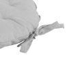 Coussin de chaise rond extérieur 40 cm rembourré déperlant Rakil 
