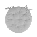 Coussin de chaise rond extérieur 40 cm rembourré déperlant Rakil 