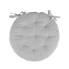 Coussin de chaise rond extérieur 40 cm rembourré déperlant Rakil 