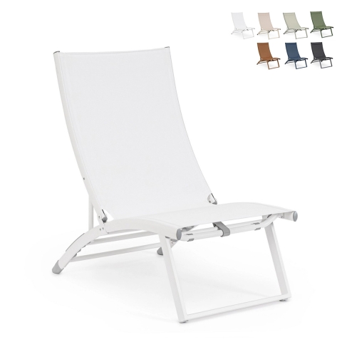 Chaise longue pliante lounge inclinable Bizzotto Taylor Promotion